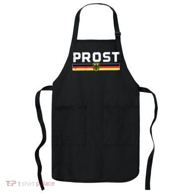 Prost German Flag Crest Eagle Bavarian Oktoberfest Apron