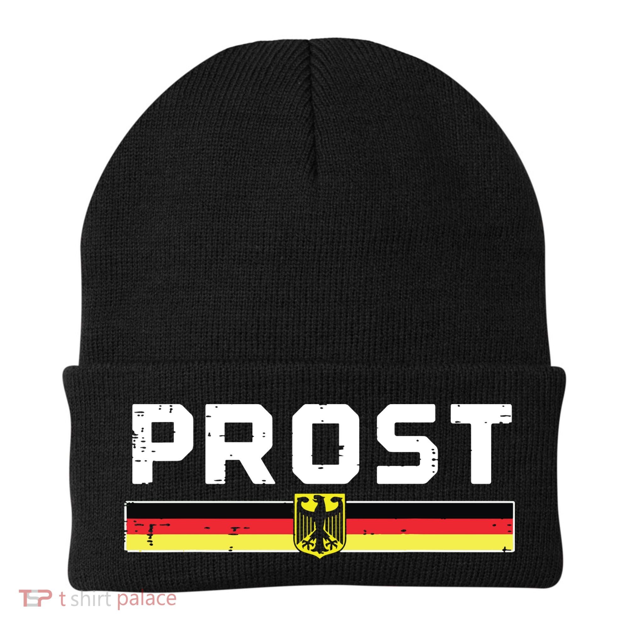 Prost German Flag Crest Eagle Bavarian Oktoberfest Beanie