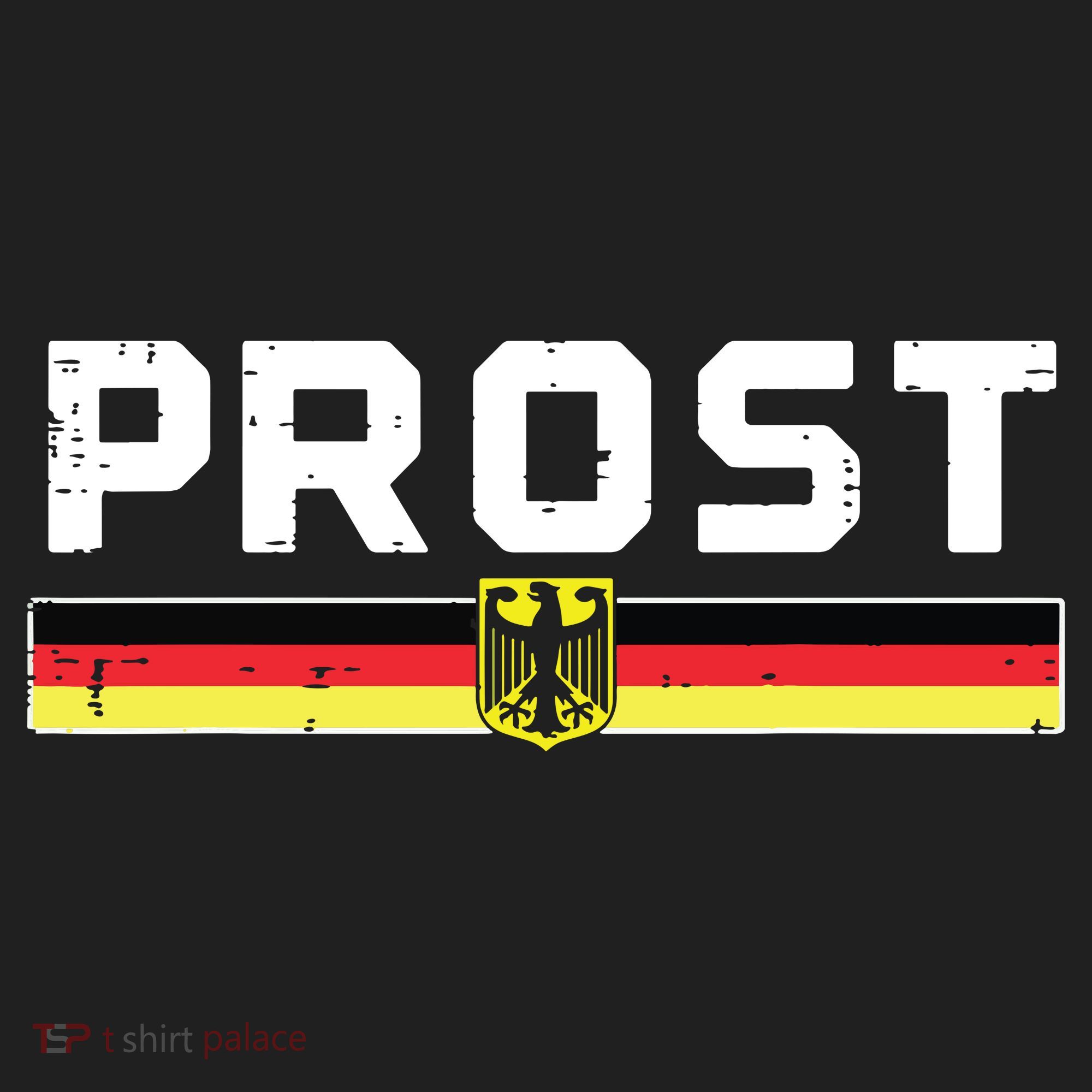 Prost German Flag Crest Eagle Bavarian Oktoberfest Beanie