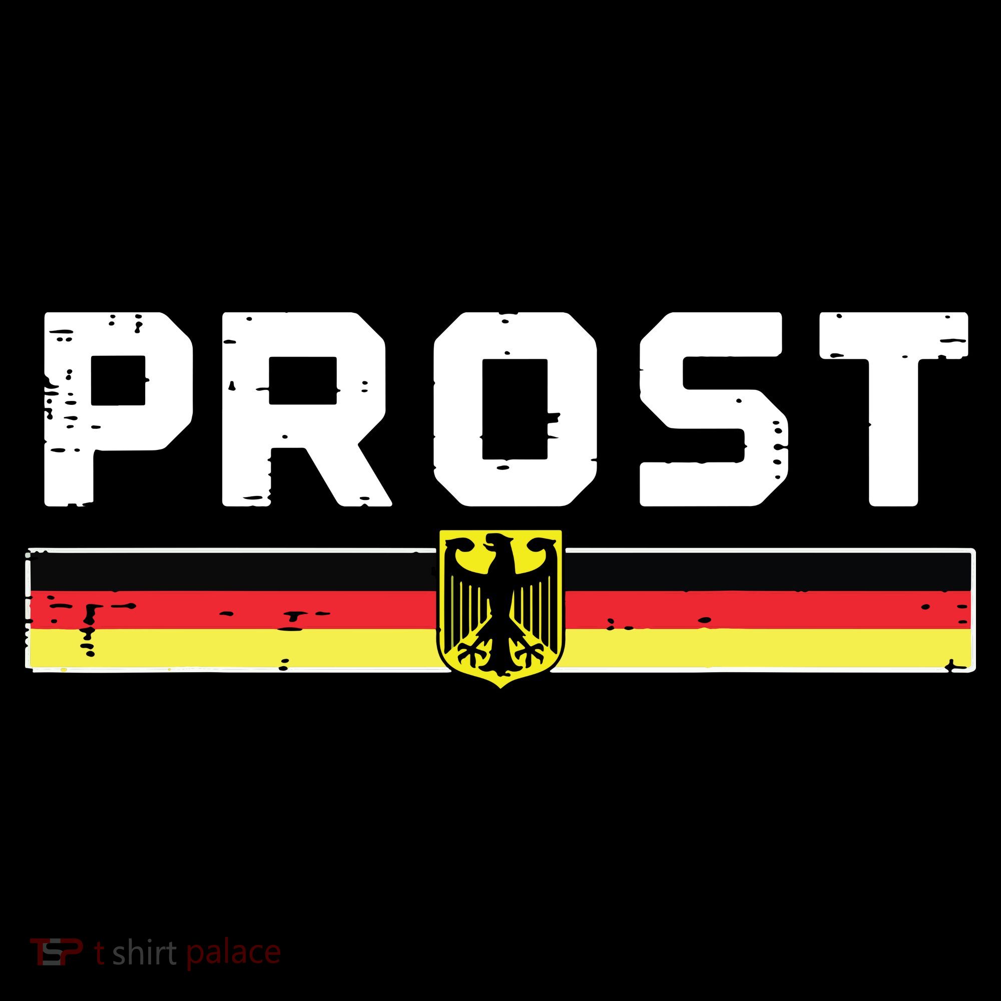 Prost German Flag Crest Eagle Bavarian Oktoberfest Polo