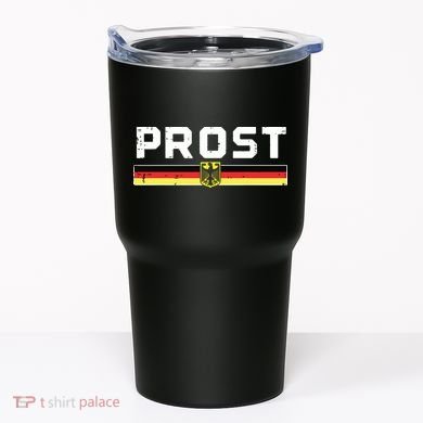 Prost German Flag Crest Eagle Bavarian Oktoberfest Tumbler