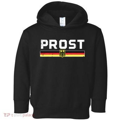 Prost German Flag Crest Eagle Bavarian Oktoberfest Toddler Hoodie