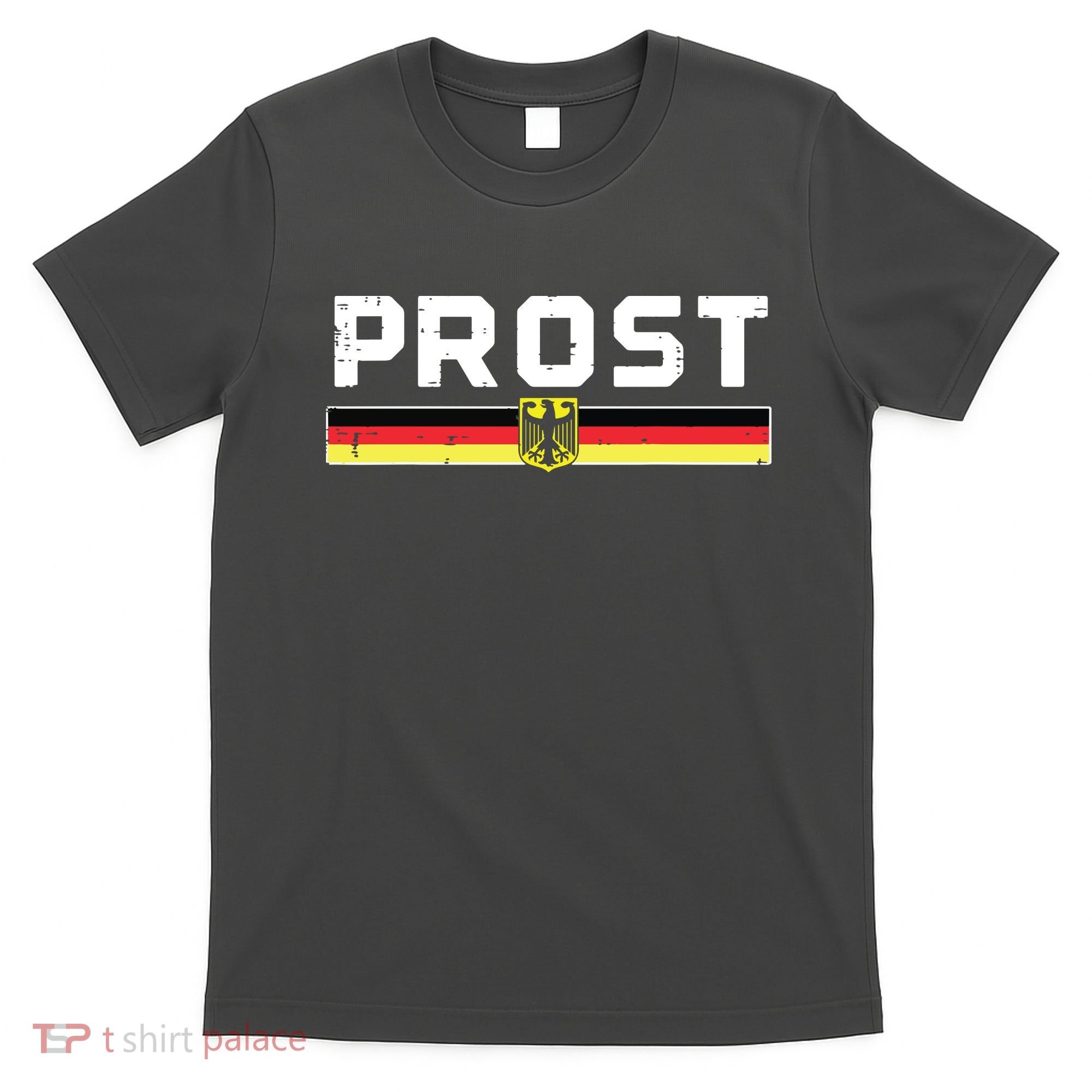 Prost German Flag Crest Eagle Bavarian Oktoberfest T-Shirt