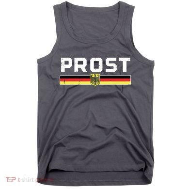 Prost German Flag Crest Eagle Bavarian Oktoberfest Tank Top