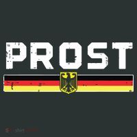 Prost German Flag Crest Eagle Bavarian Oktoberfest Women's Long Sleeve Shirt thumb 2