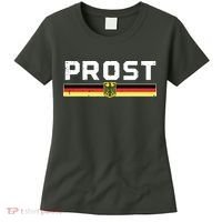 Prost German Flag Crest Eagle Bavarian Oktoberfest Women's T-Shirt thumb 0