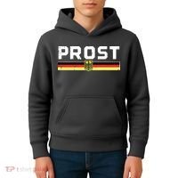 Prost German Flag Crest Eagle Bavarian Oktoberfest Kids Hoodie thumb 4
