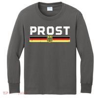 Prost German Flag Crest Eagle Bavarian Oktoberfest Kids Long Sleeve Shirt thumb 0