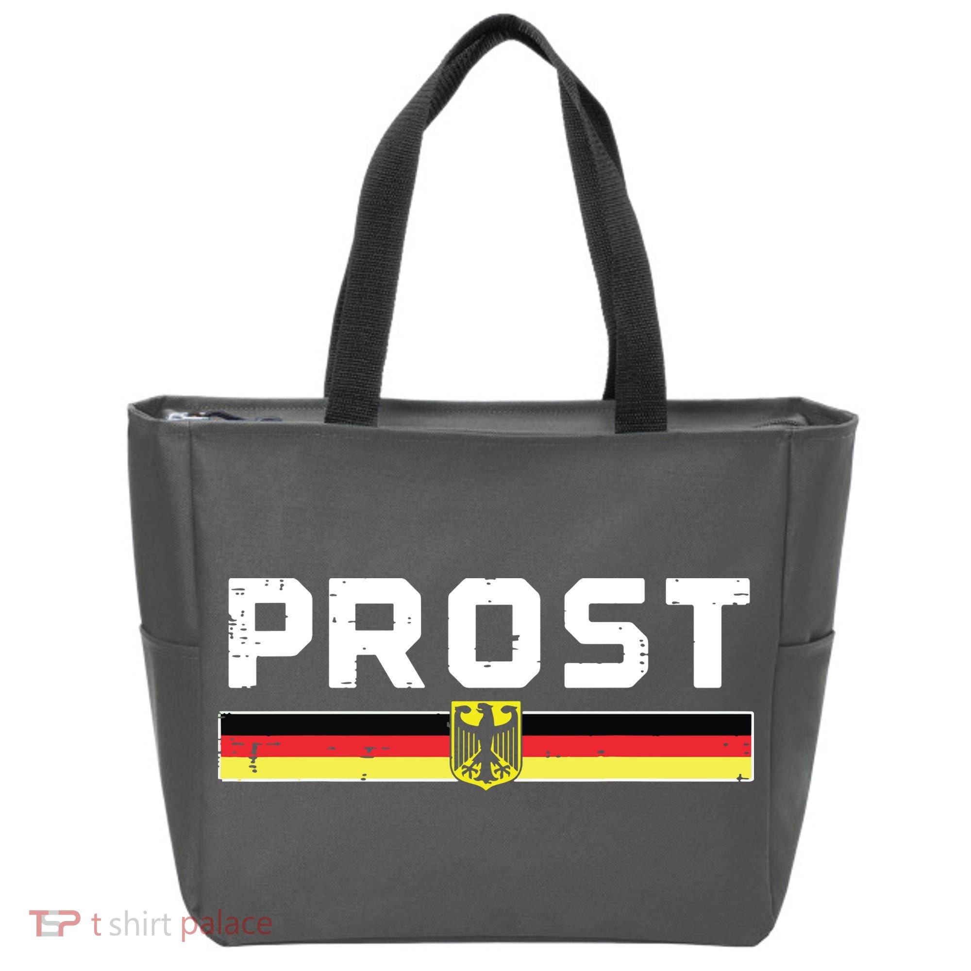 Prost German Flag Crest Eagle Bavarian Oktoberfest Tote Bag