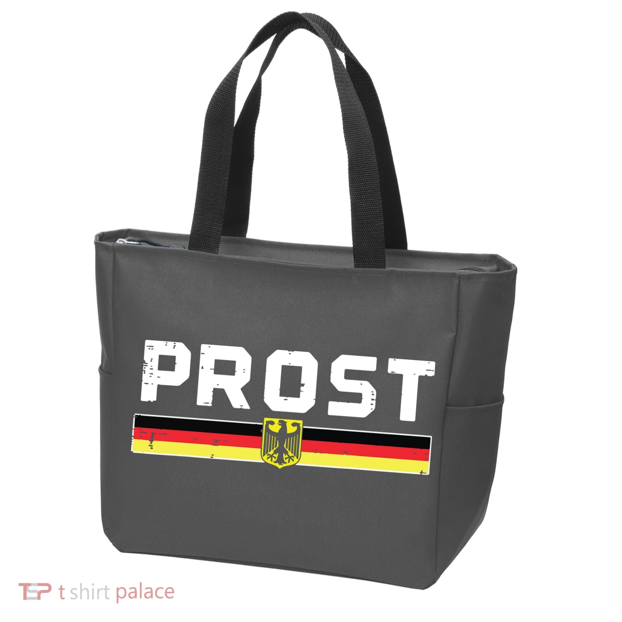Prost German Flag Crest Eagle Bavarian Oktoberfest Tote Bag