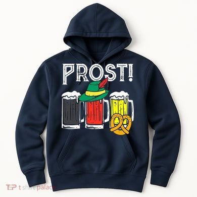 Prost German Flag Colors Hat Bavarian Oktoberfest Hoodie