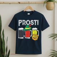 Prost German Flag Colors Hat Bavarian Oktoberfest T-Shirt thumb 2