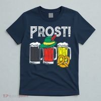 Prost German Flag Colors Hat Bavarian Oktoberfest T-Shirt thumb 5