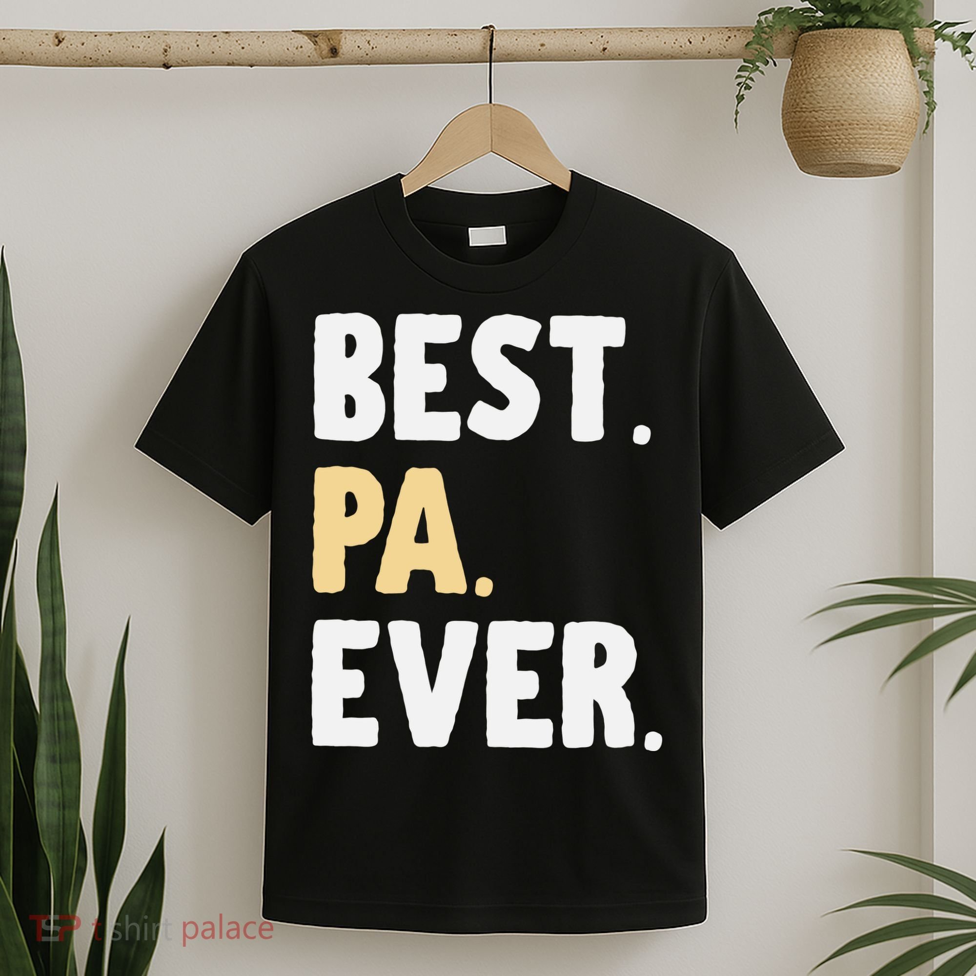 Pa Gift From Granddaughter Grandson Best Pa Ever T-Shirt