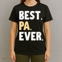 Pa Gift From Granddaughter Grandson Best Pa Ever T-Shirt thumb 4