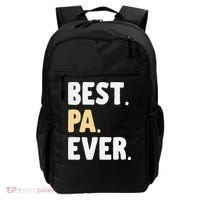 Pa Gift From Granddaughter Grandson Best Pa Ever Backpack thumb 0