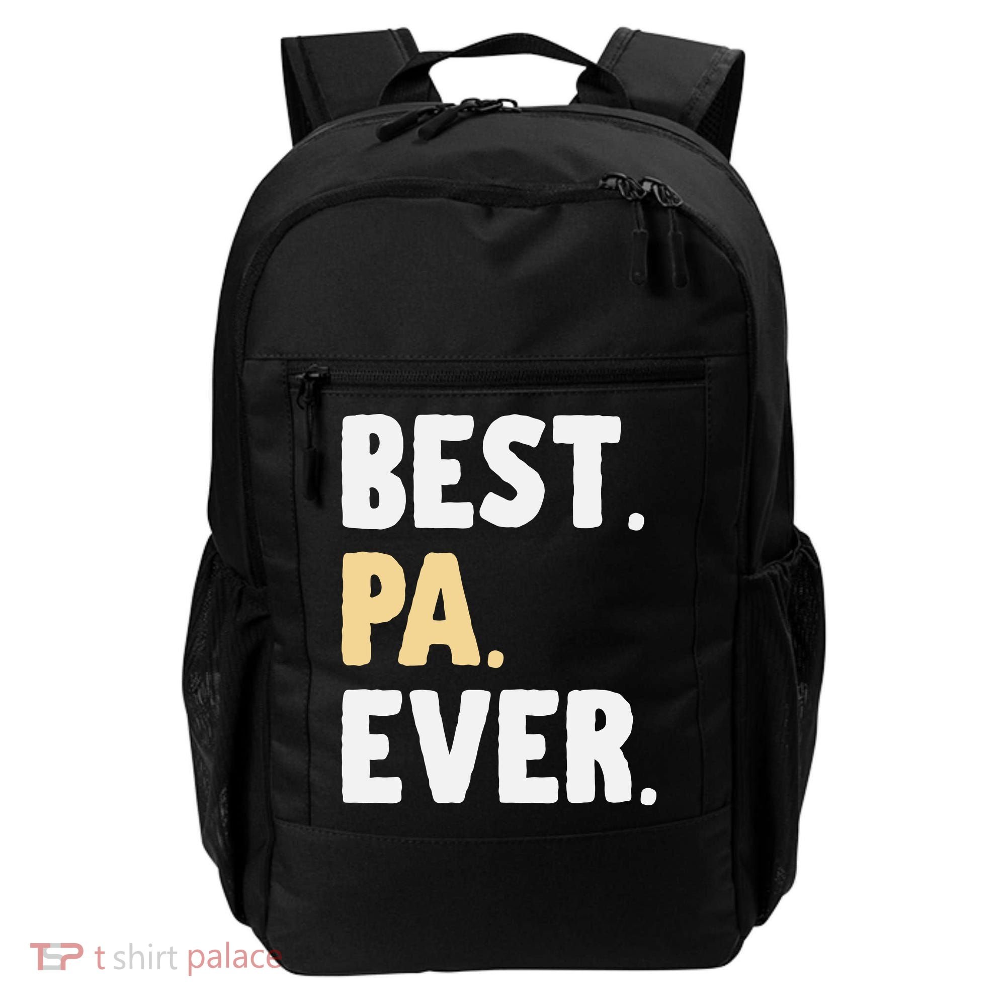 Pa Gift From Granddaughter Grandson Best Pa Ever Backpack
