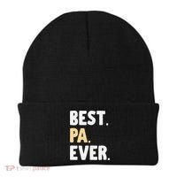 Pa Gift From Granddaughter Grandson Best Pa Ever Beanie thumb 0
