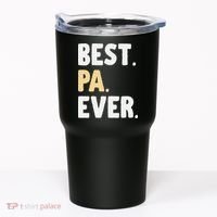 Pa Gift From Granddaughter Grandson Best Pa Ever Tumbler thumb 0