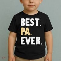 Pa Gift From Granddaughter Grandson Best Pa Ever Toddler T-Shirt thumb 2