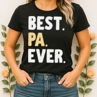 Pa Gift From Granddaughter Grandson Best Pa Ever Women's T-Shirt thumb 2