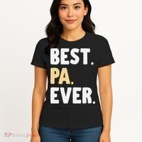 Pa Gift From Granddaughter Grandson Best Pa Ever Women's T-Shirt thumb 4