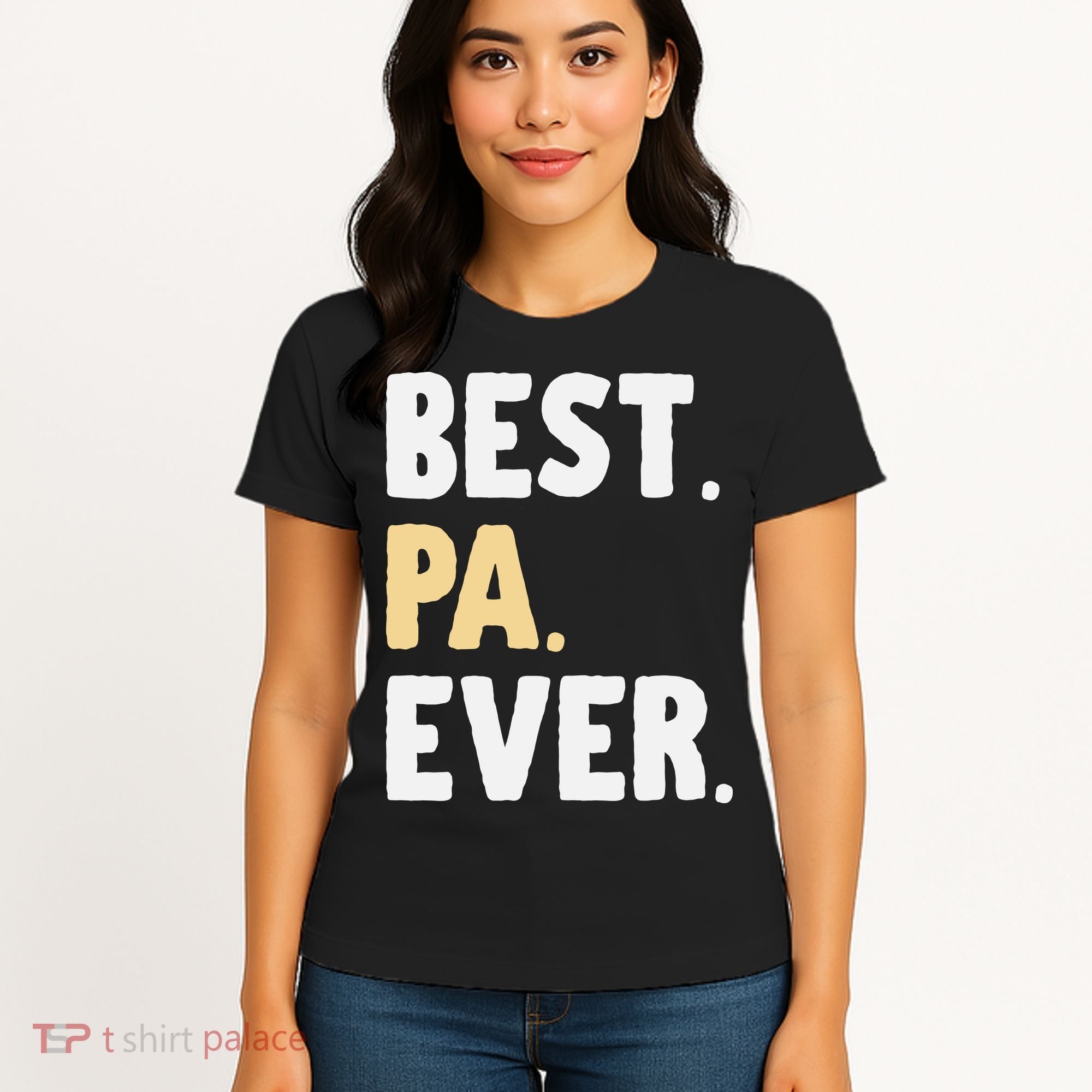 Pa Gift From Granddaughter Grandson Best Pa Ever Women's T-Shirt