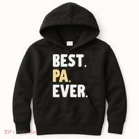 Pa Gift From Granddaughter Grandson Best Pa Ever Kids Hoodie thumb 0