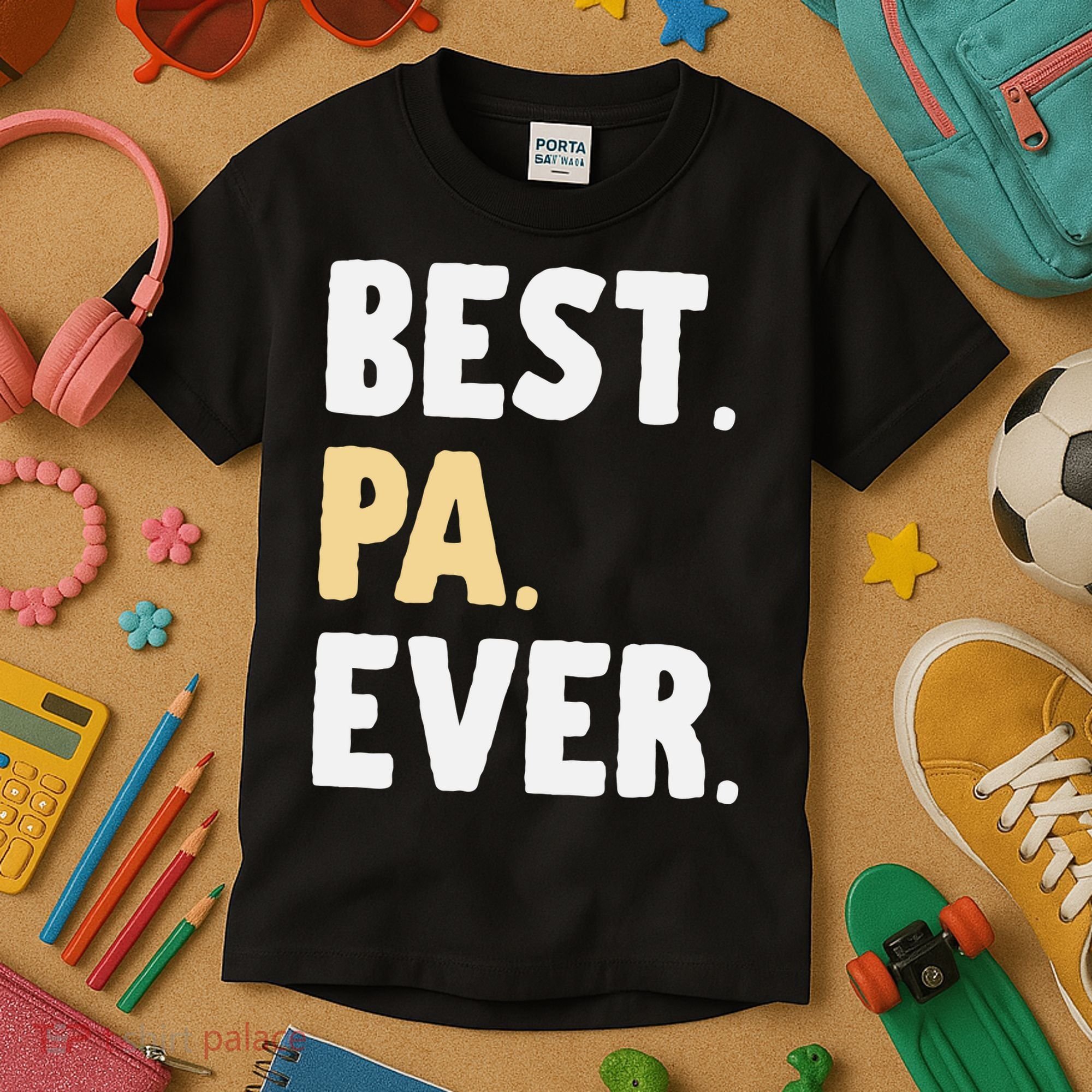Pa Gift From Granddaughter Grandson Best Pa Ever Kids T-Shirt