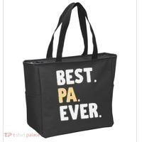 Pa Gift From Granddaughter Grandson Best Pa Ever Tote Bag thumb 2