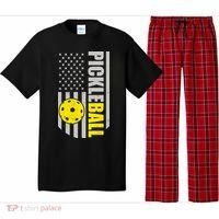 Pickleball Gift_American Flag Pickleball Paddle Pajama Set thumb 0