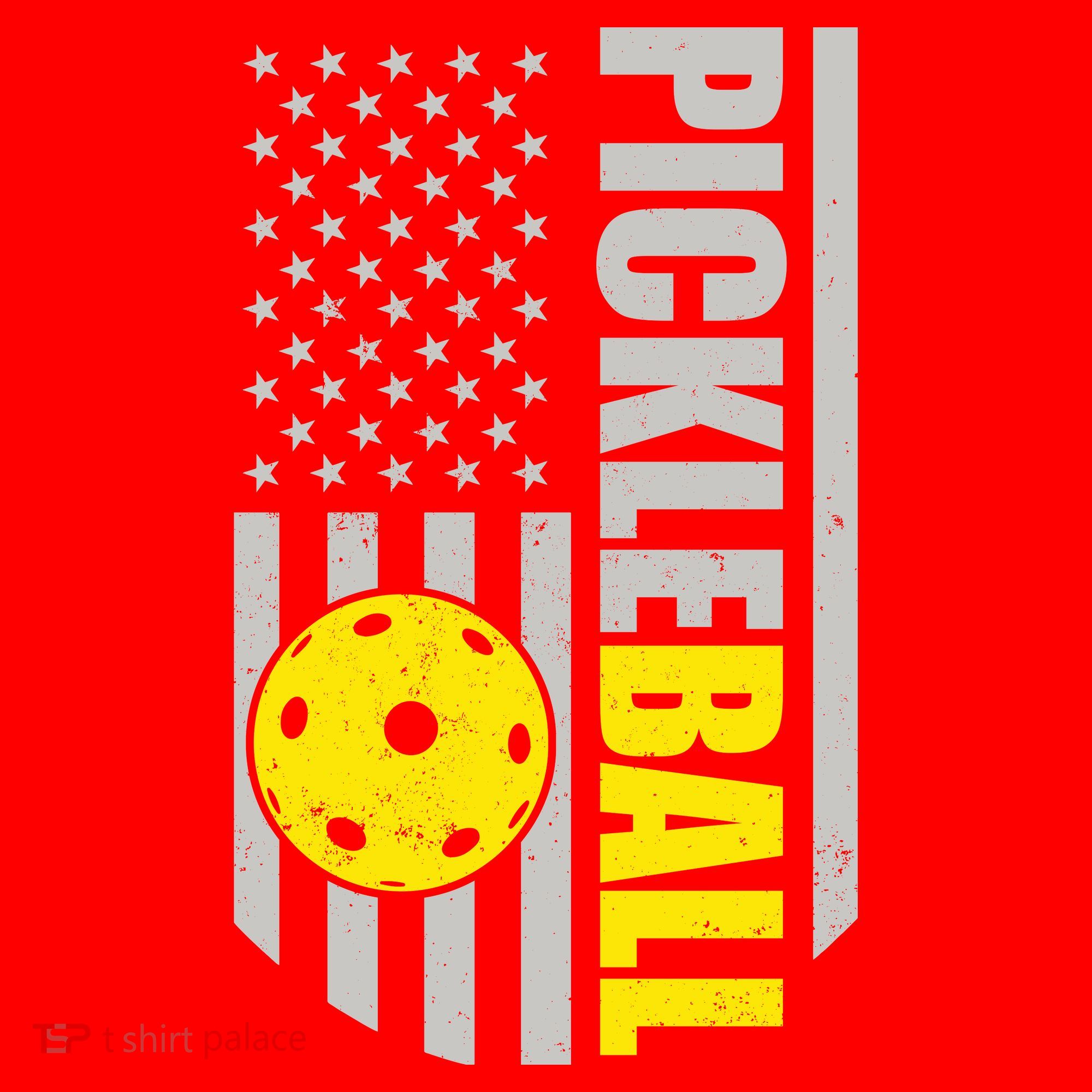 Pickleball Gift_American Flag Pickleball Paddle Santa Hat