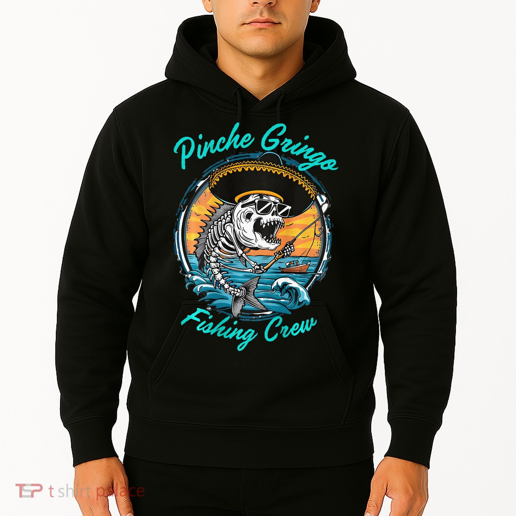 P.I.N.C.H.E Gringo Fishing Crew Hoodie
