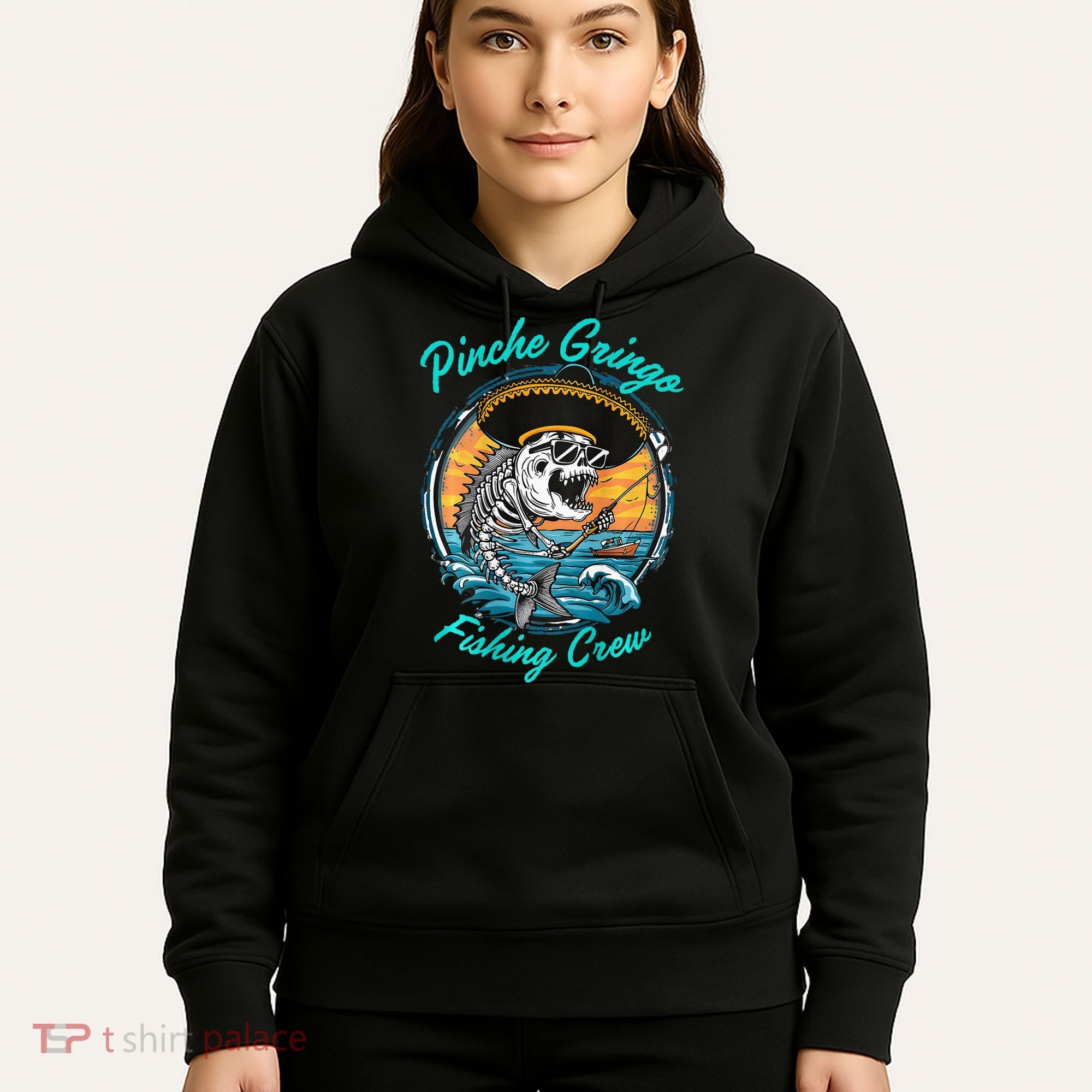 P.I.N.C.H.E Gringo Fishing Crew Hoodie