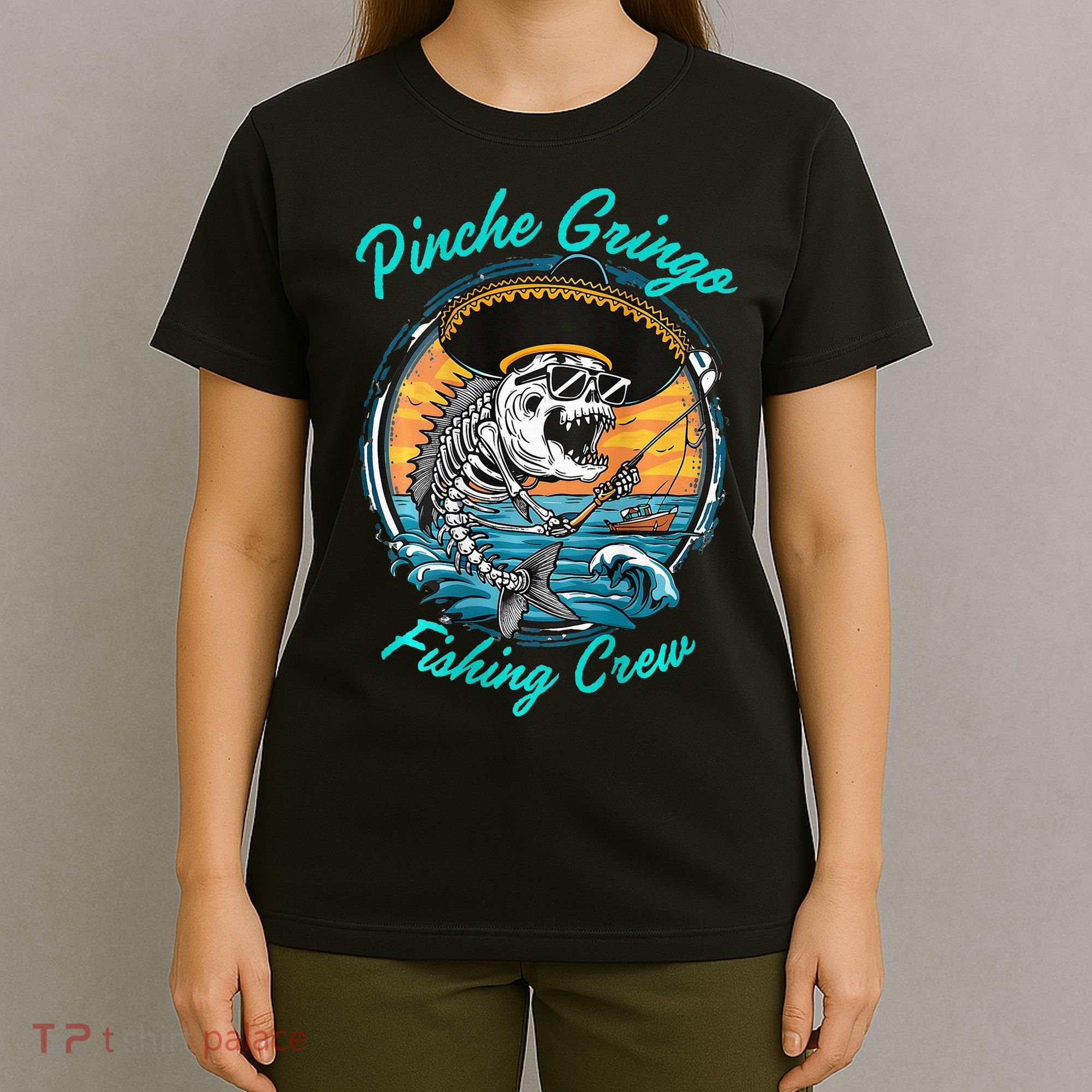 P.I.N.C.H.E Gringo Fishing Crew T-Shirt
