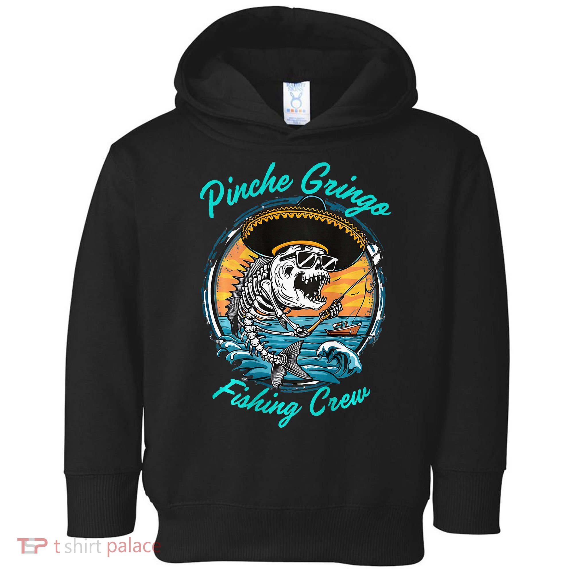 P.I.N.C.H.E Gringo Fishing Crew Toddler Hoodie