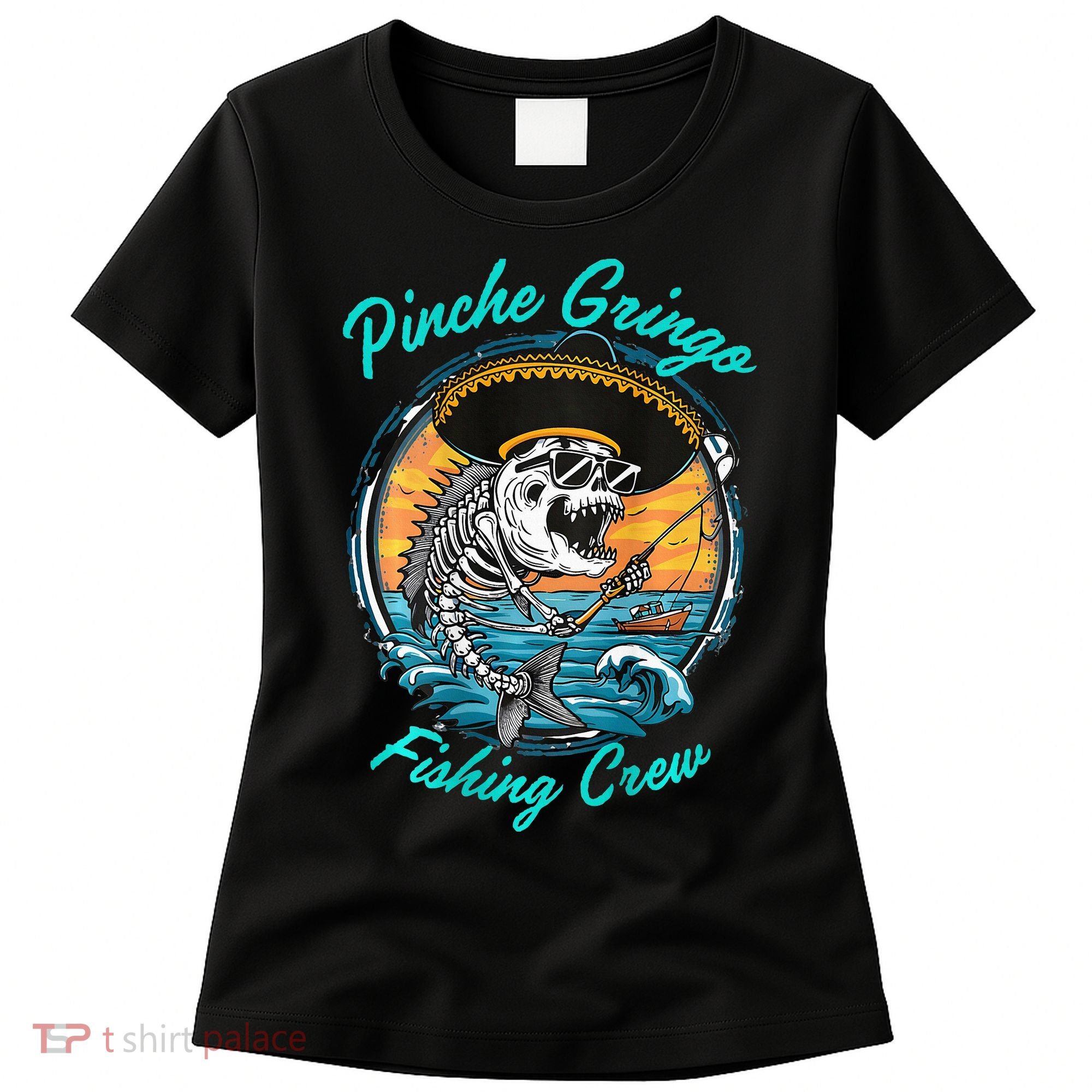P.I.N.C.H.E Gringo Fishing Crew Women's T-Shirt