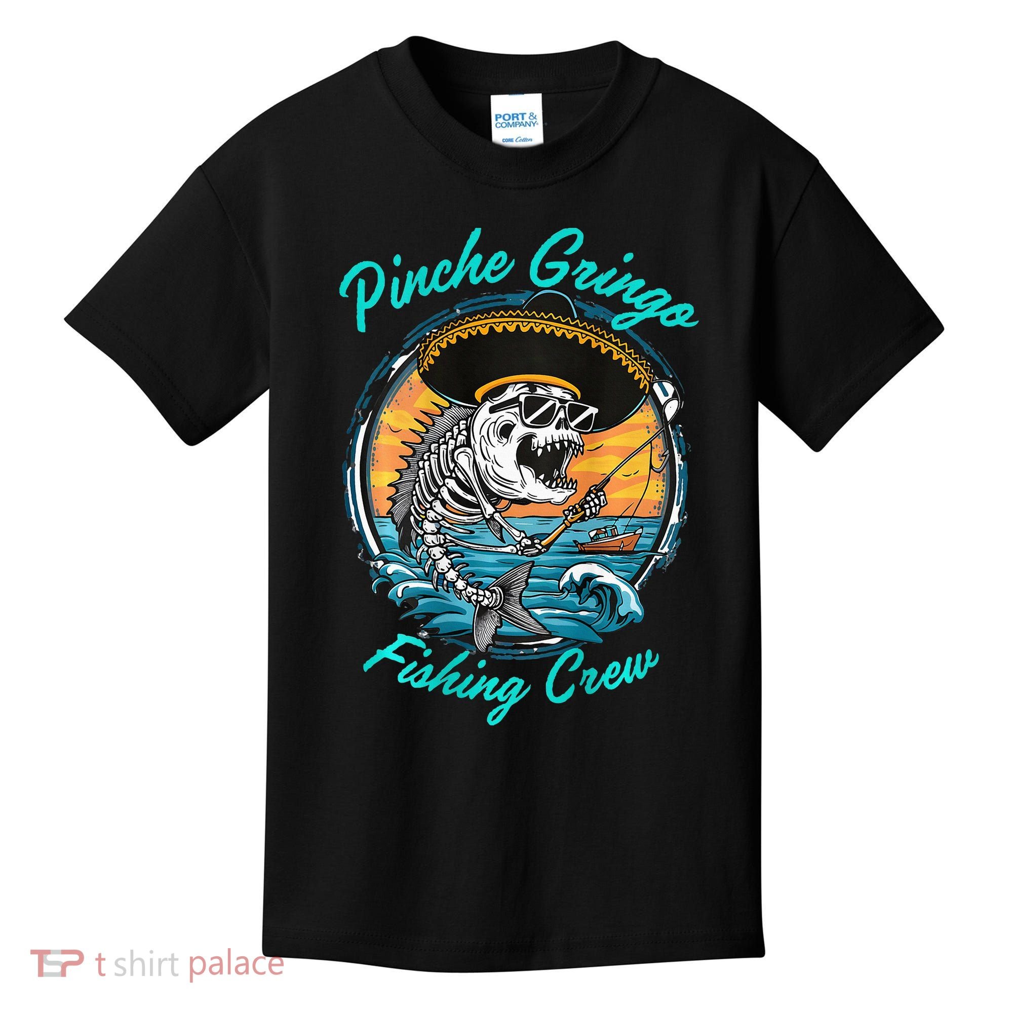 P.I.N.C.H.E Gringo Fishing Crew Kids T-Shirt