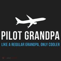Pilot Grandpa Funny Cute Airplane Aviation Gift Tumbler thumb 3