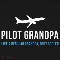 Pilot Grandpa Funny Cute Airplane Aviation Gift Baby Bodysuit thumb 2