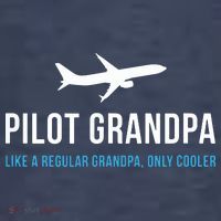 Pilot Grandpa Funny Cute Airplane Aviation Gift Tank Top thumb 6