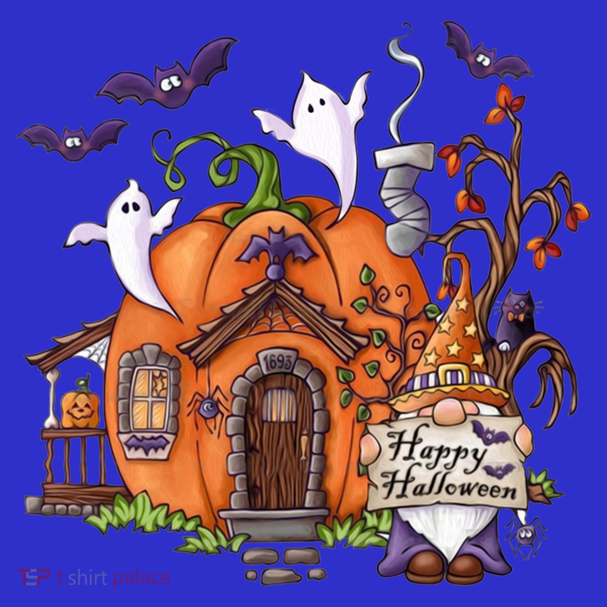 Pumpkin Gnomes Fall Autumn Cute Halloween Thanksgiving Tee Gift Apron