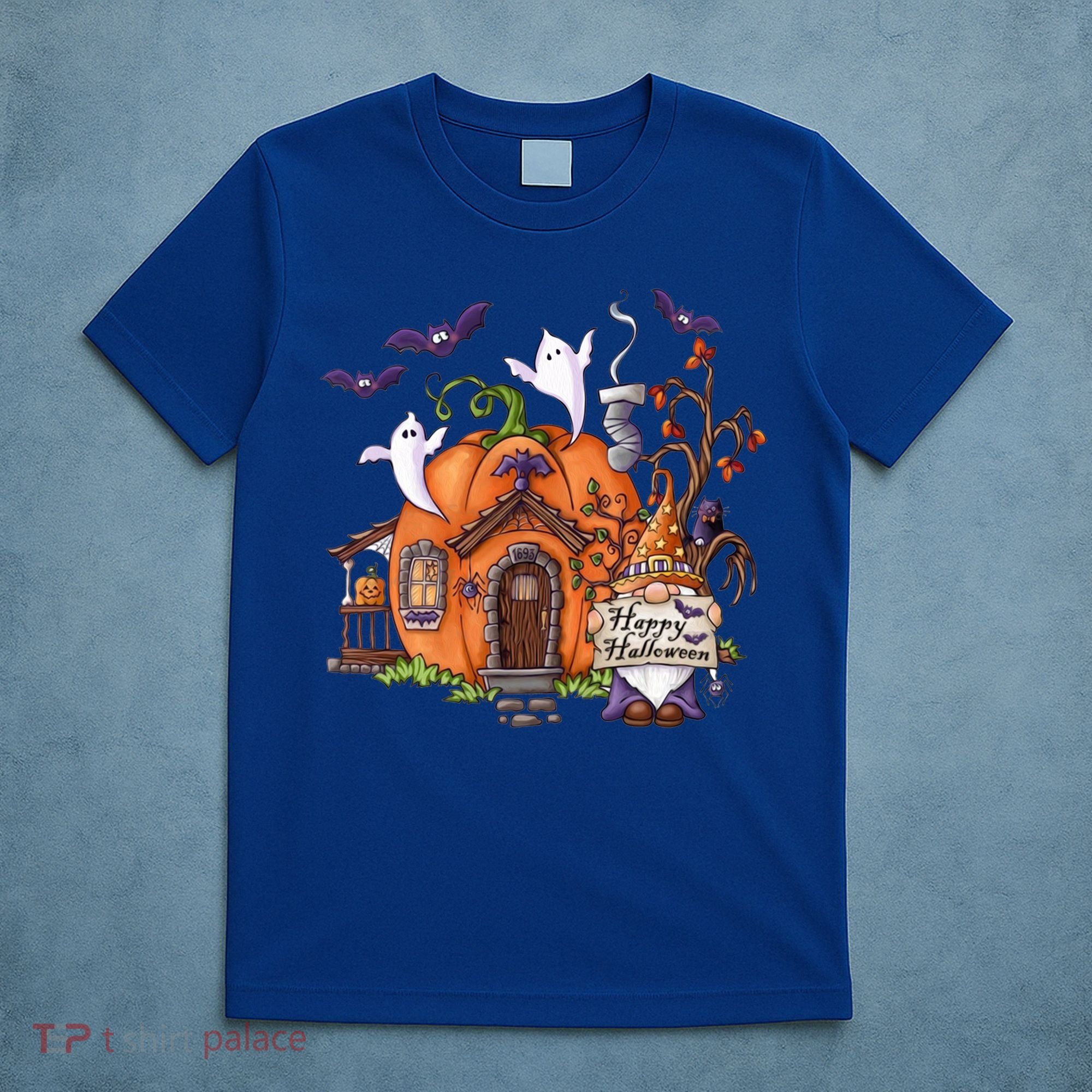 Pumpkin Gnomes Fall Autumn Cute Halloween Thanksgiving Tee Gift T-Shirt