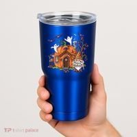Pumpkin Gnomes Fall Autumn Cute Halloween Thanksgiving Tee Gift Tumbler thumb 2