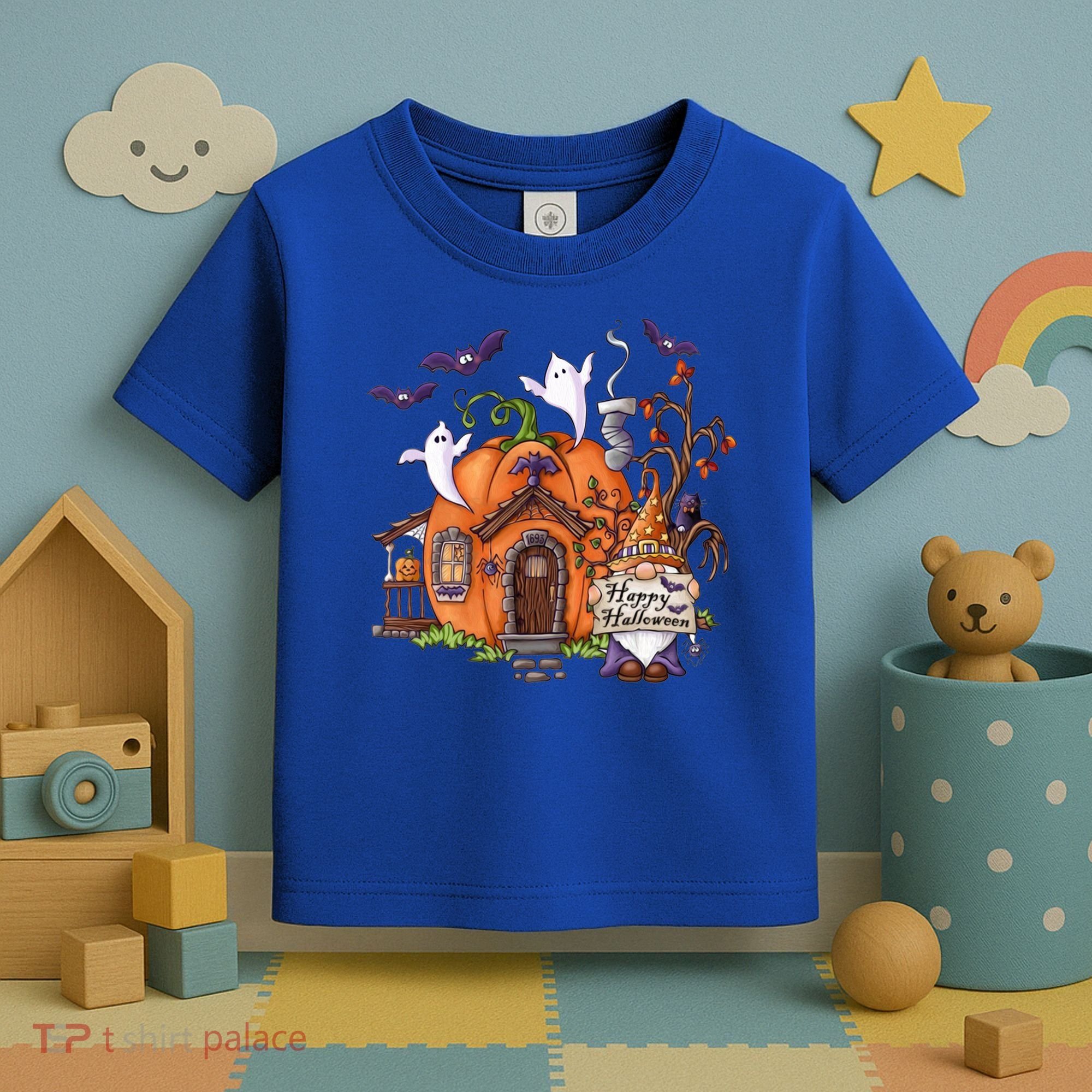 Pumpkin Gnomes Fall Autumn Cute Halloween Thanksgiving Tee Gift Toddler T-Shirt