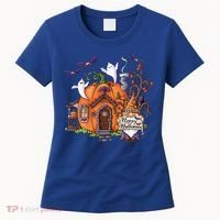 Pumpkin Gnomes Fall Autumn Cute Halloween Thanksgiving Tee Gift Women's T-Shirt thumb 0