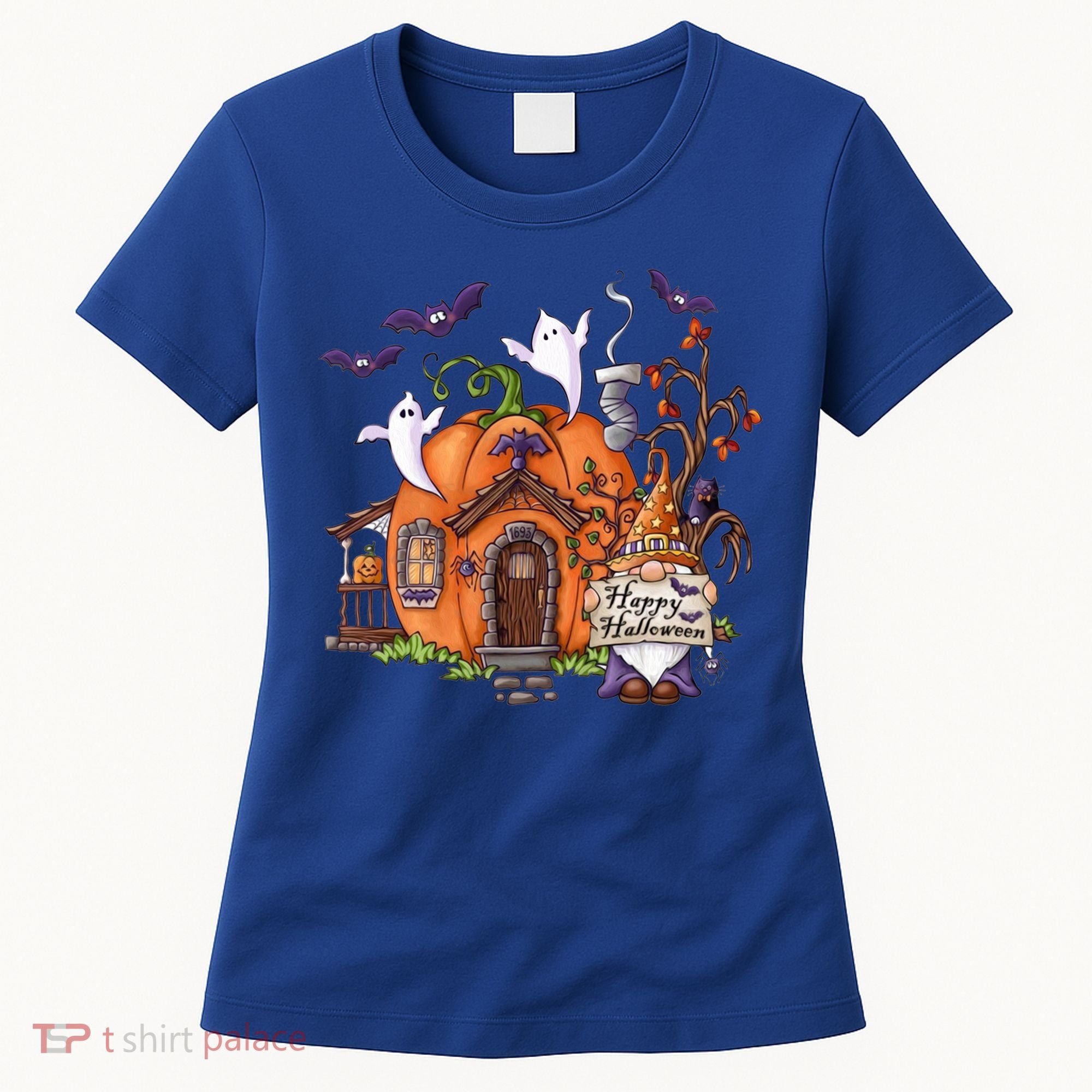Pumpkin Gnomes Fall Autumn Cute Halloween Thanksgiving Tee Gift Women's T-Shirt