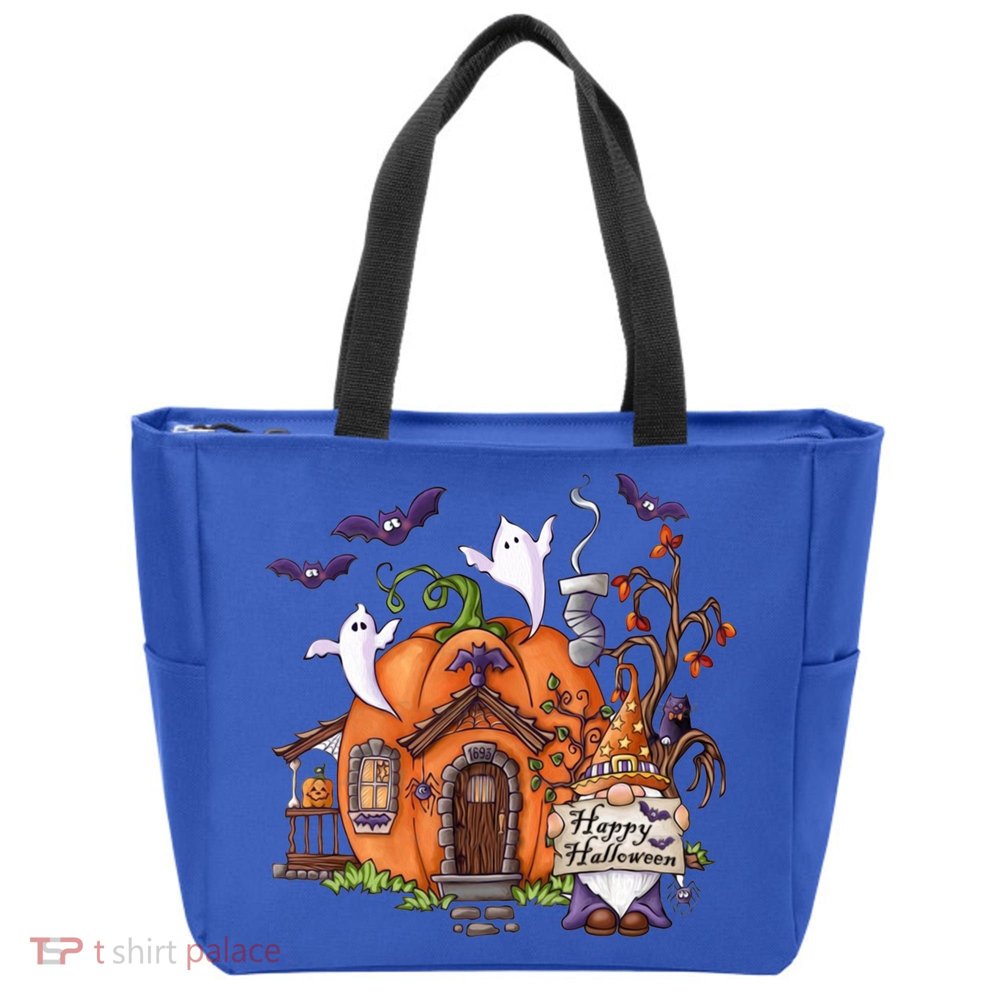 Pumpkin Gnomes Fall Autumn Cute Halloween Thanksgiving Tee Gift Tote Bag
