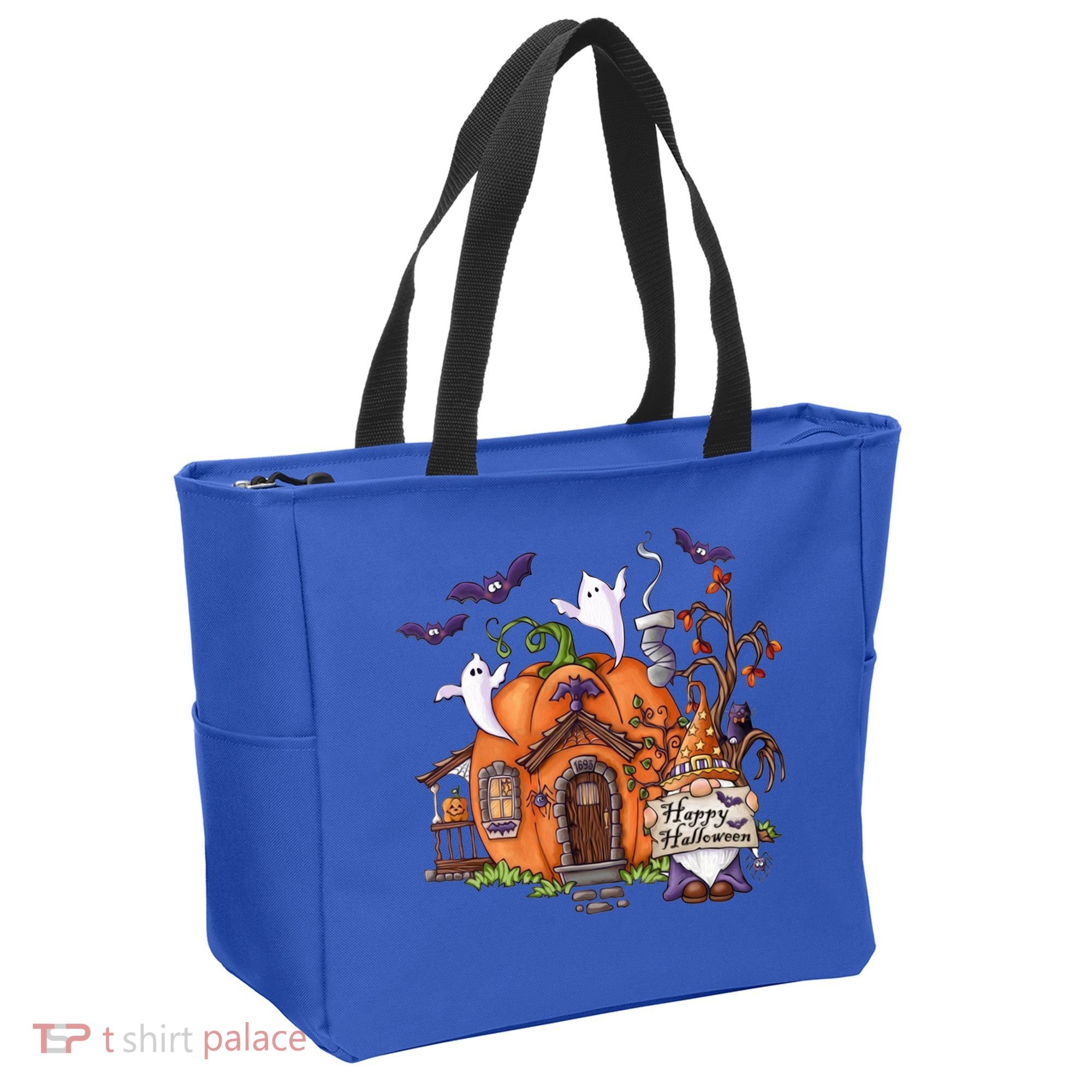 Pumpkin Gnomes Fall Autumn Cute Halloween Thanksgiving Tee Gift Tote Bag