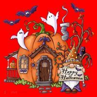 Pumpkin Gnomes Fall Autumn Cute Halloween Thanksgiving Tee Gift Santa Hat thumb 1